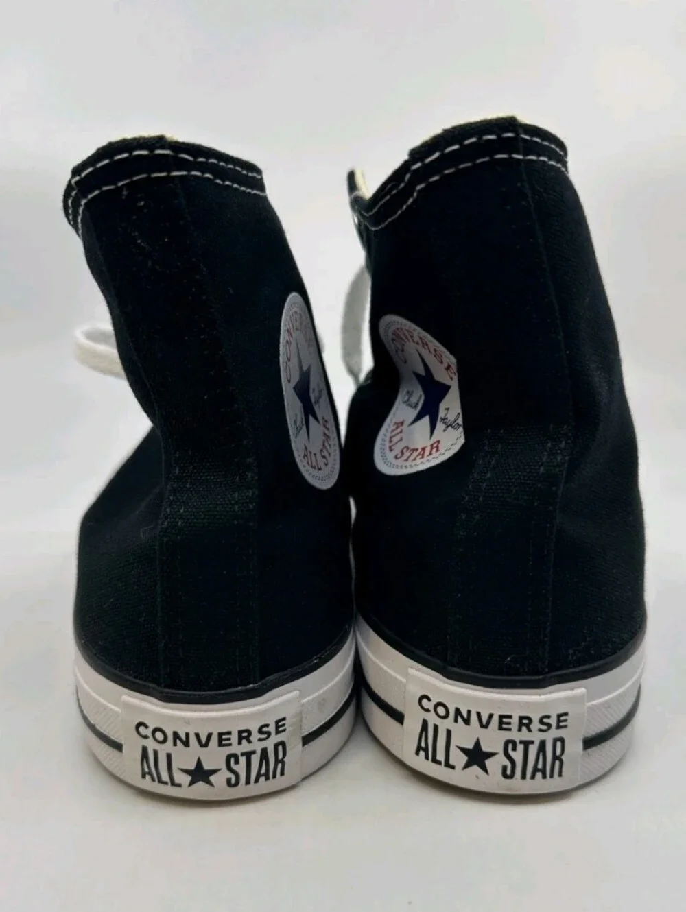 Converse Black & White Kids High-Top Sneakers - Picture 4 of 4